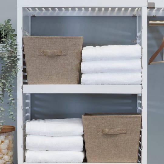 Household Essentials Tapered Fabric Storage Bins